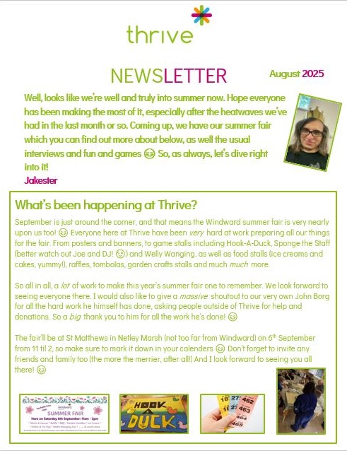 August 2025 Newsletter