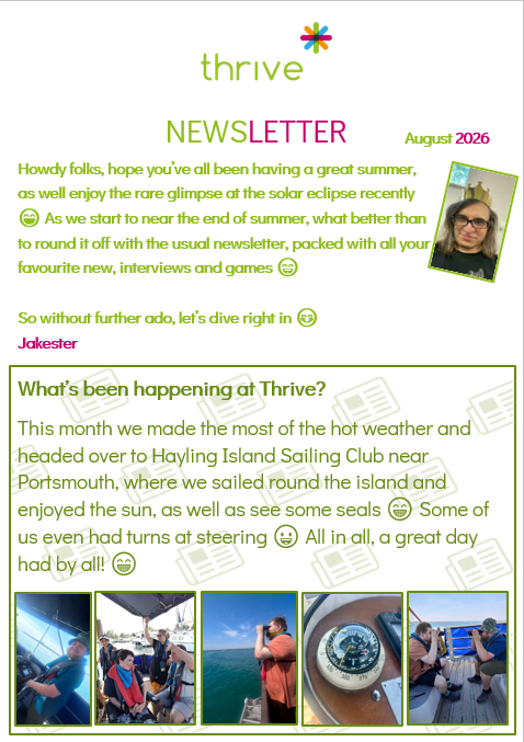 August 2026 Newsletter