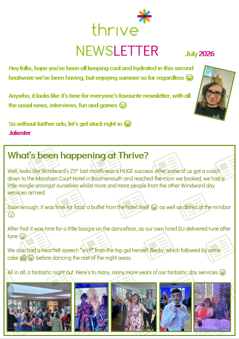 July 2026 Newsletter