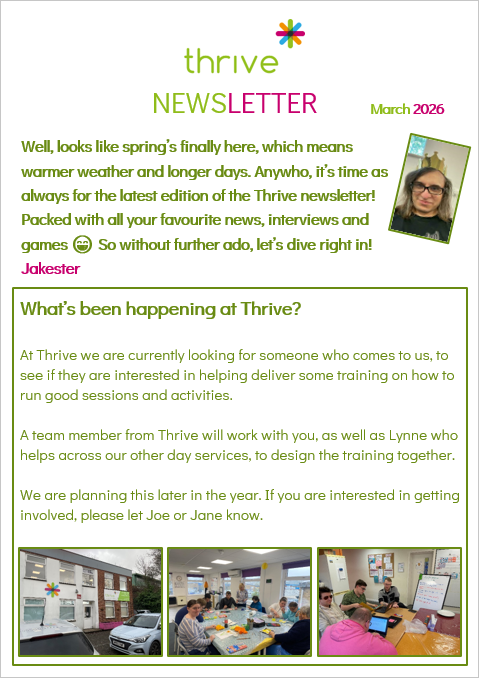 March 2026 Newsletter