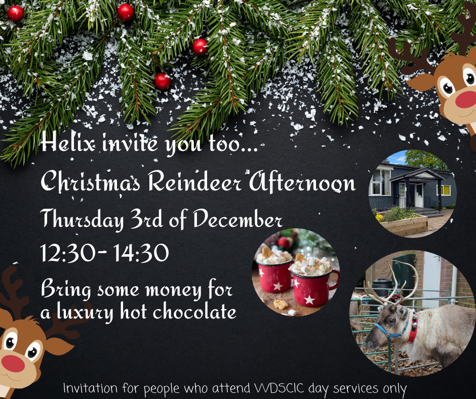 REINDEERS ARE COMING TO HELIX!! 