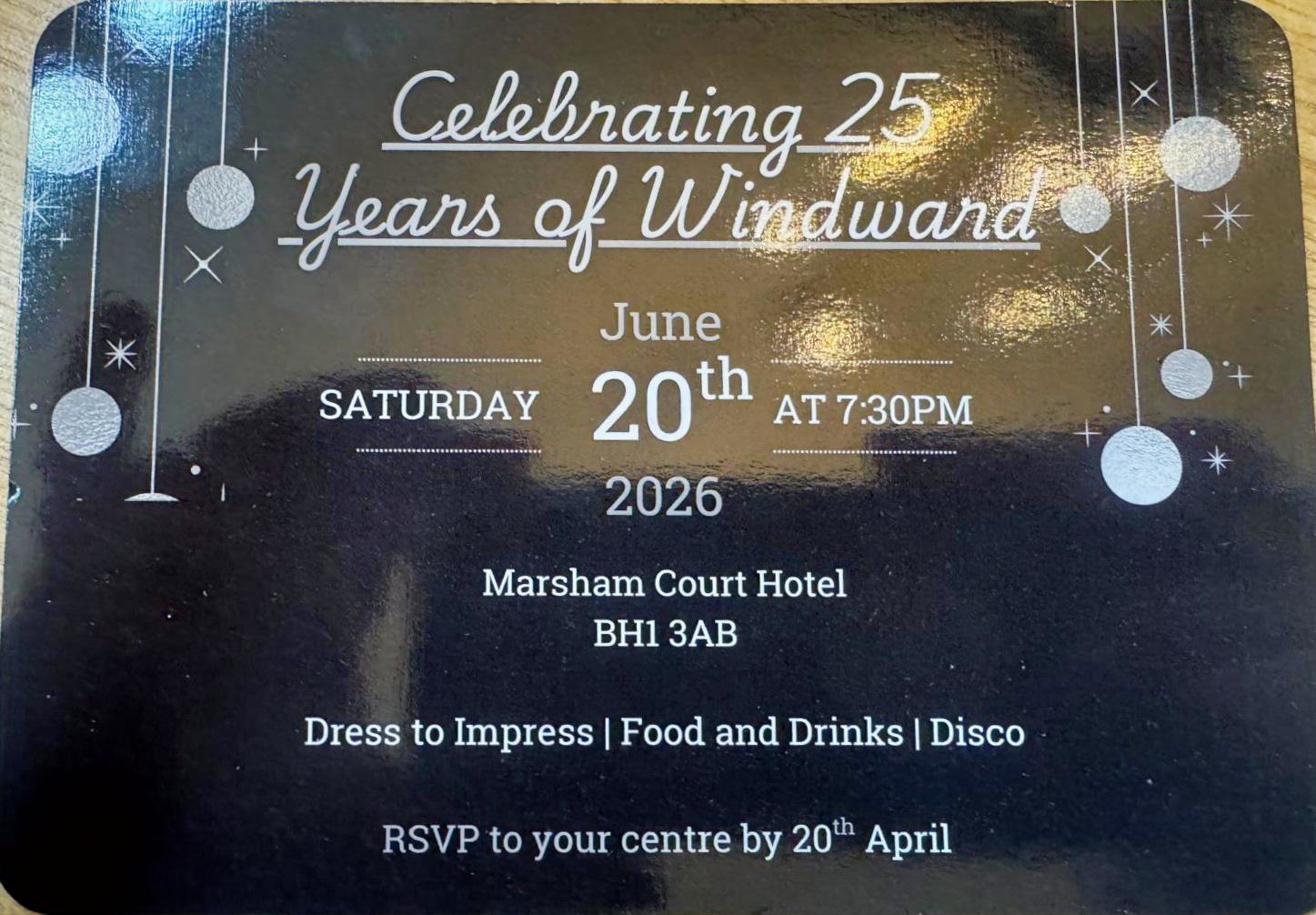 WINDWARD'S 25TH ANNIVERSARY CELEBRATION!!