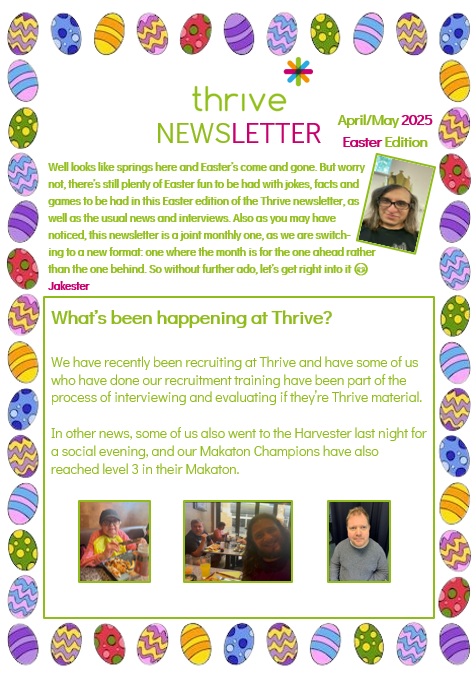 April/May 2025 Newsletter