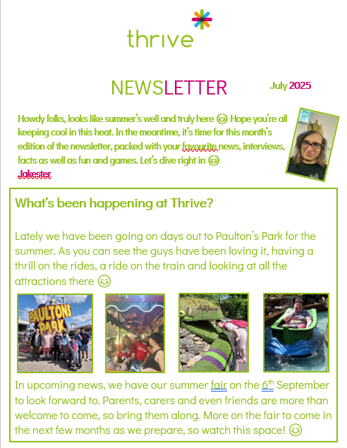 July 2025 Newsletter
