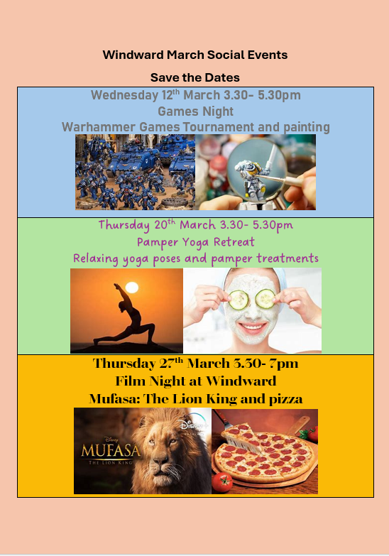 Windward March Social Events