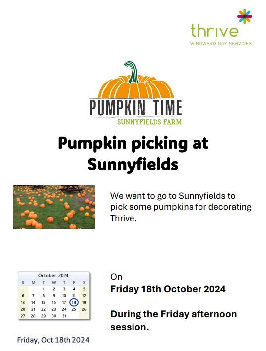 Halloween Pumpkin Picking with Thrive